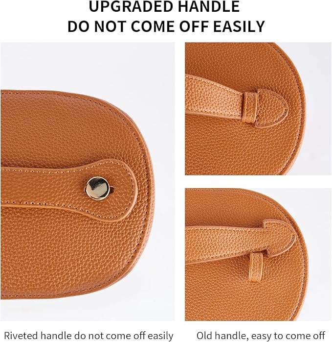 Makeup Bag, Toiletry Bag with Removable Zippered Inner Pocket, Portable Cosmetic Bag, Makeup Organizer for WomanTravel Make up Case (Light Brown)