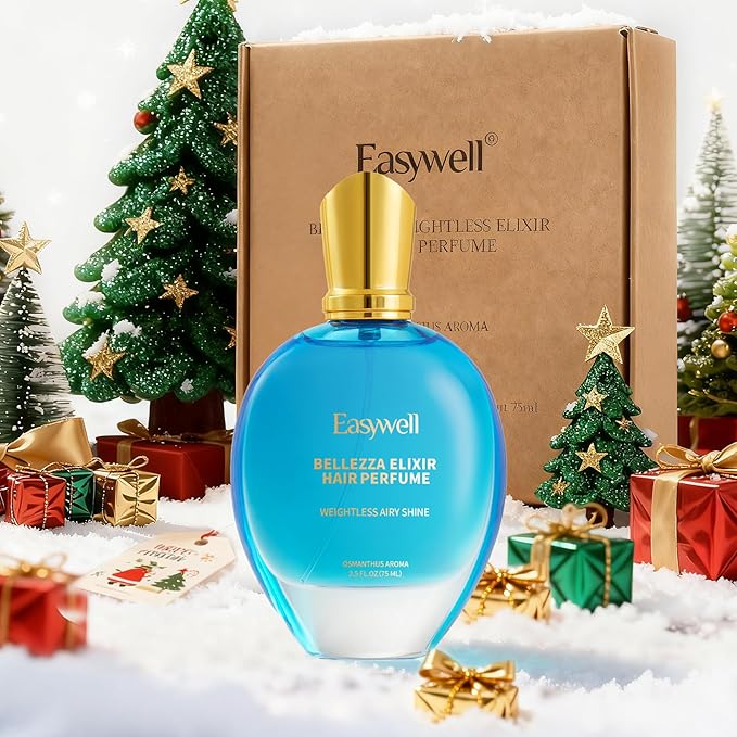 Hair Perfume for Women, Christmas Gift Birthday Gifts for Mom and girls, Leave In Conditioner Spray with Vitamin B5, Hair Care Fragrance, Hair Oil Mist, Osmanthus Aroma, 2.5 Fl Oz