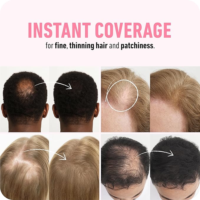 BOLDIFY Hair Fibers (56g) - Fill In Thinning and Fine Hair for an Instantly Fuller, Thicker Look - 14 Shades for Women & Men - Ash Brown