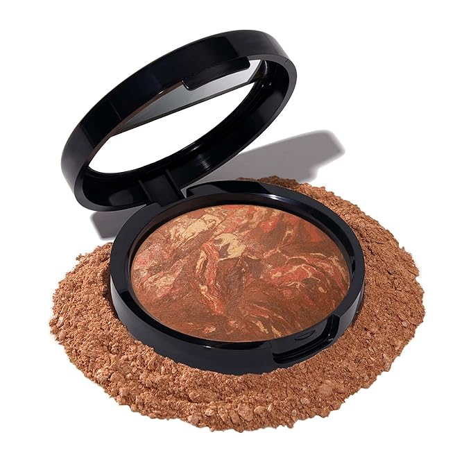 LAURA GELLER NEW YORK Baked Balance-N-Glow Illuminating Foundation - Toffee - Buildable Sheer to Light Coverage - Satin Finish