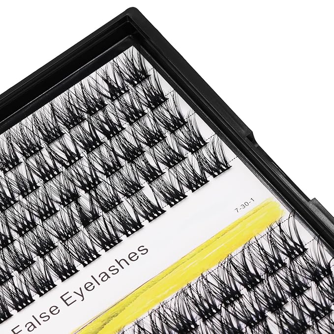 Bodermincer 120 Clusters 10mm+12mm/12mm+14mm/14mm+16mm Mixed Wide Cluster False Eyelash Individual Cluster EyeLashes Grafting Fake False Eyelashes Eyelash Extension (M009# 12+14mm Mixed)