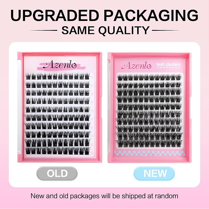 Natural Lash Clusters Kit Wispy Eyelash Clusters 120 pcs Cluster Eyelash Extensions C Curl Individual Lashes 10-16 mm Mix Length Natural Look (Natural 50D KIT 120 Pcs)