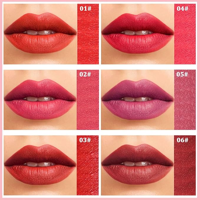 Lip Stain Marker, Long Lasting and Transfer-Proof Liquid Lip Liner, High Pigmented Matte Stained Lip Tint Marker Lip Liner Contour Tint Lip Makeup(#05)