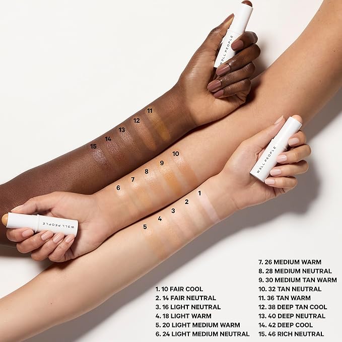 Well People Supernatural Complexion Stick Foundation + Concealer, Buildable, Light-to-Medium Coverage, Soft Matte Finish, Lightweight + Hydrating, Multi-Use, Vegan & Cruelty-Free, 30 Medium Tan Warm