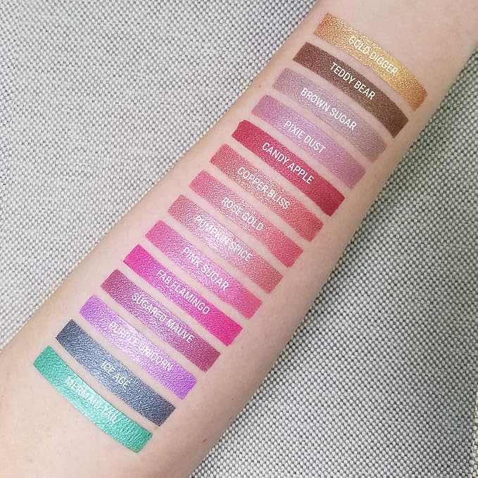 Aromi Copper Metallic Liquid Lipstick | Bronze Lip Color with Shimmery Finish, Long-lasting, Waterproof, Vegan, Cruelty-free, Handmade (Copper Bliss)