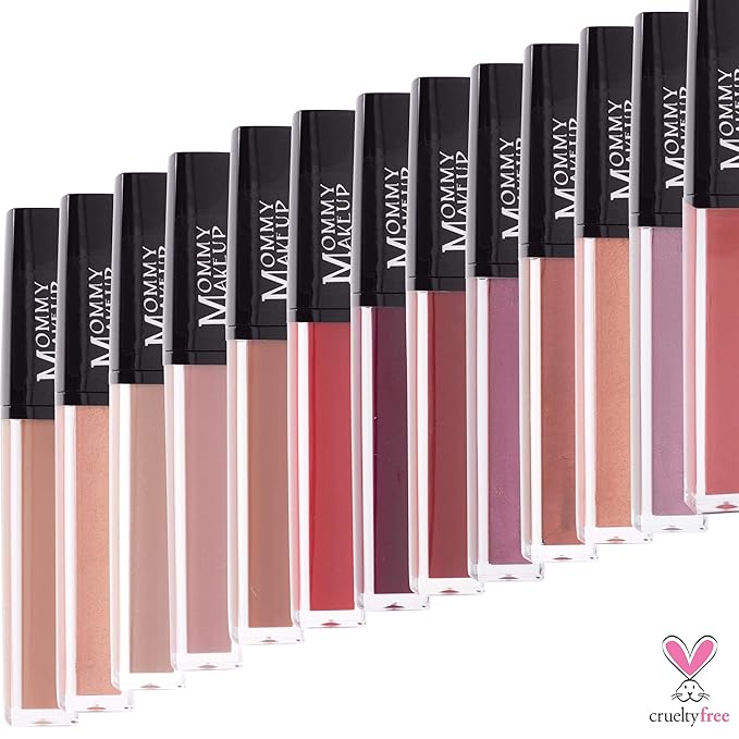 Mommy Makeup Stay Put Matte Lip Cream - Kiss-proof, Transfer-proof, Waterproof, Long Lasting Lipstick - Non-Drying Formula Infused with Vitamin E (Rosebud)