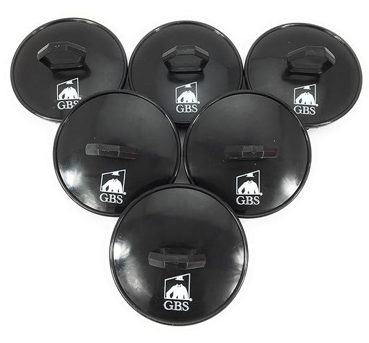 G.B.S Soft Scalp Massage Brush for Women and Men, Black, Pack of 6