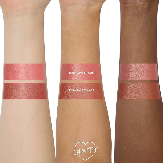 ColourPop x Shrek Lip and Cheek Tint - Multi-Use Dewy Balm with a Weightless, Long-Lasting Formula - Cream Blush Balm Infused with Shea Butter to Nourish Skin - True Love's Form (0.17 oz)