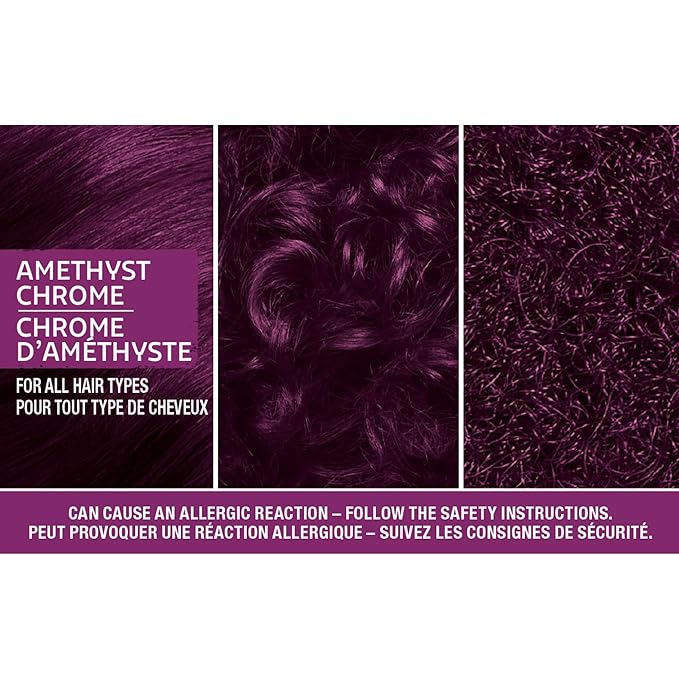 got2b Metallics Permanent Hair Dye, Amethyst Chrome M69, Hair Color for Women & Men, Formulated with Metallic-Shine Booster for Cool, Shimmering Tones, Lasts Up to 30 Washes, 1 Kit (Pack of 2)