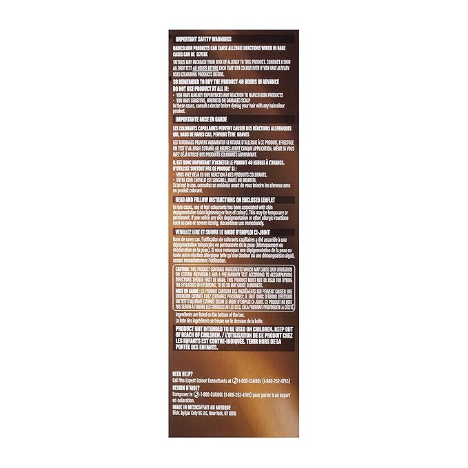 Clairol Nice'n Easy Perfect 10 Permanent Hair Dye, 6.5A Lightest Cool Brown Hair Color, Pack of 2