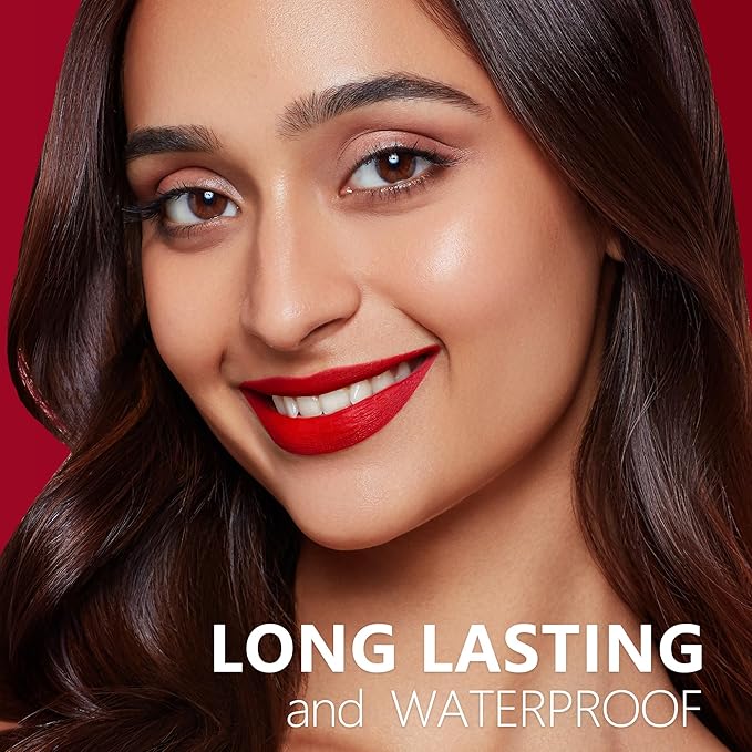 Dark Red Pink Berry Lipstick 3Pc Long Lasting Lipsticks for Women Pigmented Smudgeproof Transferproof Vegan Cruelty Free Lip Color, A66/44/48