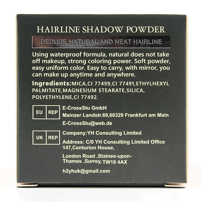 Instantly Hairline Powder Hairline Shadow Gray Hair Coverage Touch Up Hair Powder for Thinning Hair for Women White