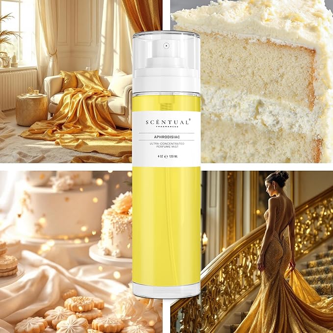 Aphrodisiac, Ultra-Concentrated Hair & Body Perfume Mist, Long Lasting Women's Fragrance, Gourmand Perfumes for Women, Vegan and Cruelty Free