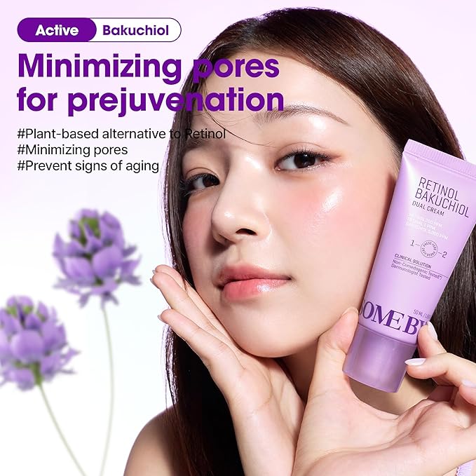 SOME BY MI Retinol Bakuchiol Dual Cream – 1.69oz, 50ml – Korean Collagen & Retinol Face Moisturizer for Glass Skin – Barrier & Soothing Care with Niacinamide, Panthenol & Vitamin E – Korean Skin Care
