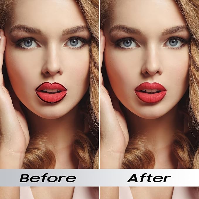 Peel Off Lip Liner Highly Pigmented - Lip Stain Long Lasting Waterproof for Women Girls, Lip Tint Stain Peel Non-Sticky & Smudge-Proof Easy to Use & Natural Finish (Mauve)