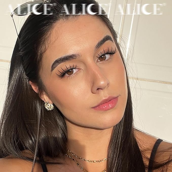 ALICE Lash Clusters Eyelash Clusters - Wispy Manga Eyelash Extensions with Anime Feather Spikes - 144pcs 10-18mm Waterproof Individual Lashes for Natural Volume Look and DIY at Home