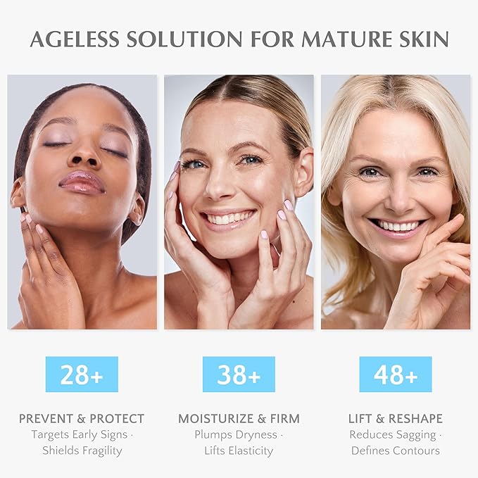 EnaSkin Retinol Face Wrinkle Cream: Collagen Anti Aging Moisturizer - Neck/Forehead Tightening - 7% Hyaluronic Acid Serum, Women-Men's Mature/Dry Skin, 1.7 Oz