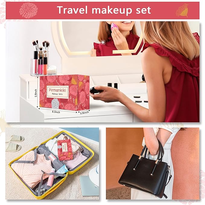 Makeup Set All in One Makeup Kit for Women, Makeup Sets for Teens, Christmas Makeup Gift Set for Teens Girls Women Teenagers, Makeup Kits for Girls Ages 10-12 13-15 14-16 Beginners Make up sets