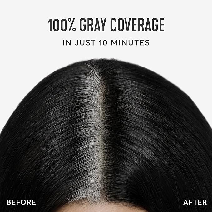 Madison Reed Root Perfection Permanent Root Touch Up, Black 3N Corato, 10 Minutes for 100% Gray Root Coverage, Ammonia-Free Hair Dye, Two Applications