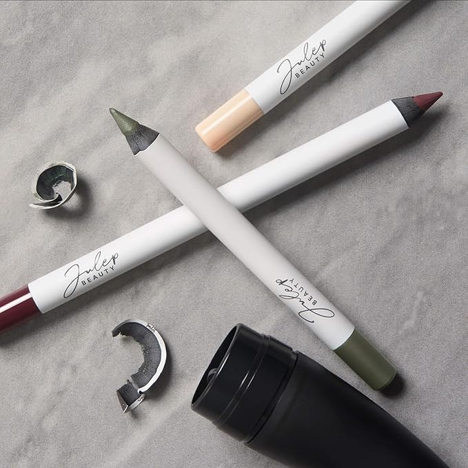 Julep When Pencil Met Gel Sharpenable Multi-Use Longwear Eyeliner Pencil - Seaglass Green Matte - Transfer-Proof - High Performance Liner