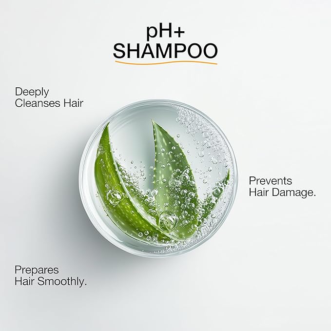 GK HAIR Global Keratin pH+ Pre-Treatment Clarifying Shampoo (33.8 Fl Oz/1000ml) For Preps Hair Deep Cleansing,Removes Impurities -With Aloe Vera, Vitamins & Natural Oils All Hair Types Men and Women
