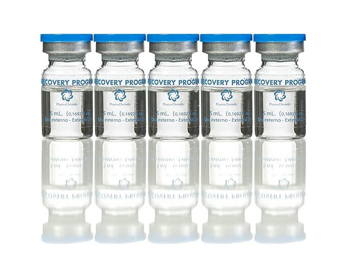 Pharma Hermetic Hair Growth Serum SP55, Professional 7 Week Hair Regrowth Kit, Scalp Serum For Thinning Hair with Biotin, Caffeine and Peptide Complex for Women and Men, Hair Serum (5x5mL)