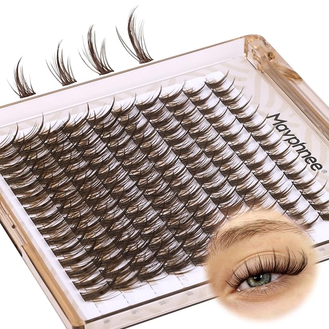 Manga Lash Clusters Anime Eyelash Clusters Spiky Lash Extensions Fairy Individual Eyelashes Wispy Cluster Lashes Spikes Natural Cluster Eyelash Extensions (10-16MM, 150 Pcs)