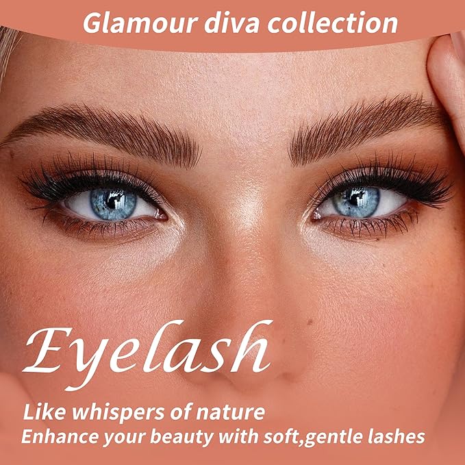 Wispy Cluster Lashes 144 Pcs 10mm Natural Individual Eyelashes Wispy D Curl DIY Cluster Eyelash Extensions Super Thin Band Eyelashes (QF-10mm-D)