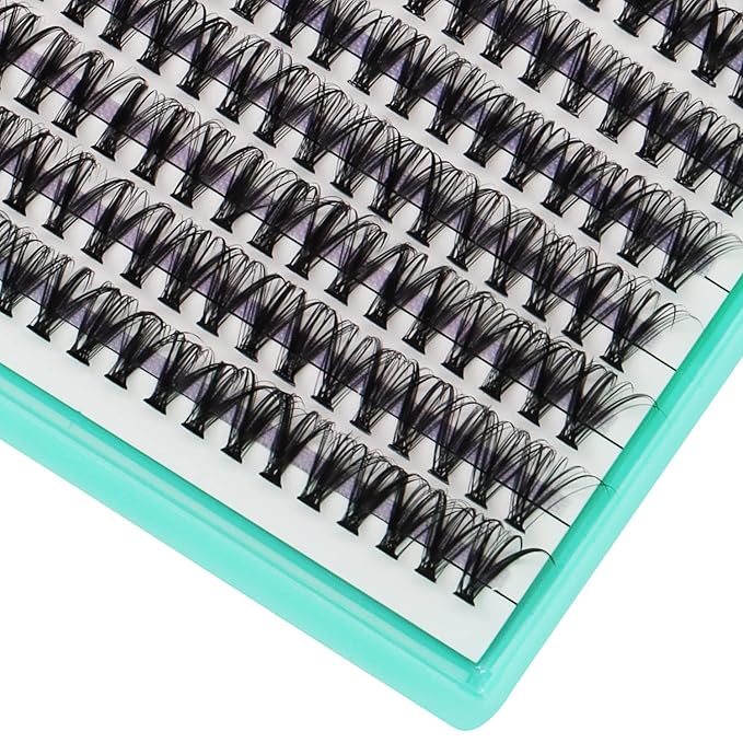 Bodermincer 20D False Lashes DD Curl False Eyelash Individual Cluster EyeLashes Grafting Fake False Eyelashes Eyelash Extension (XXXL Tray-20D-DD Curl-10-12-14-16mm Mixed)
