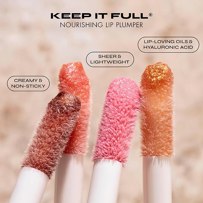 Milani Keep It Full Nourishing Lip Plumper - Natural Luster (0.13 Fl. Oz.) Cruelty-Free Lip Gloss for Soft, Fuller-Looking Lips