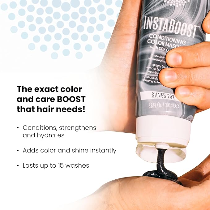 ALOXXI InstaBoost TEAL Color Depositing Conditioner, 6.8 Fl Oz - Aquamarine Dream - Deep Conditioning Hair Mask for Instant Temporary Hair Color Dye
