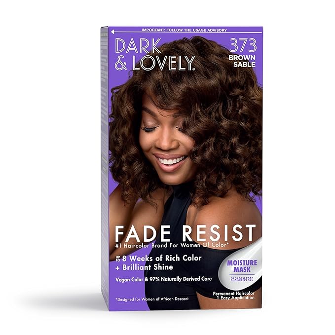 SoftSheen-Carson Dark and Lovely Fade Resist Rich Conditioning Color, Brown Sable 373