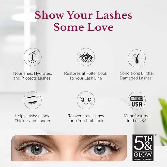 Miracle Lash - Serum for Eyelash Growth - Lash Enhancing Serum to Nourish, Hydrate & Strengthen Lashes – Helps Brittle, Damaged Lashes Look Thicker, Fuller & Longer – Gentle Formula