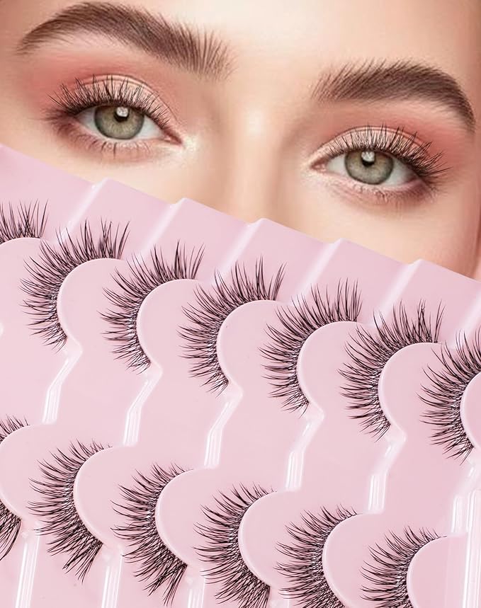 Fake Lashes Natural False Eyelashes Wispy Fake Eyelashes UT17