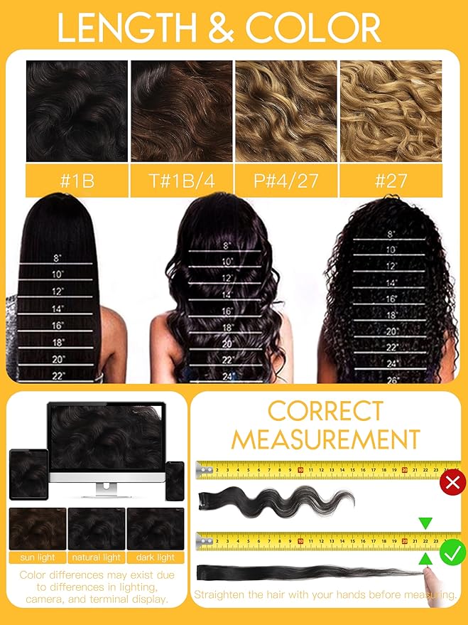 Caliee Natural Curly Wave Clip in Hair Extensions 18Inch Human Hair Thick End Wavy Curly Natural Black Color Double Weft 120Gram #1B Off Color Soft Hair 17Clips 7Pieces Per Pack