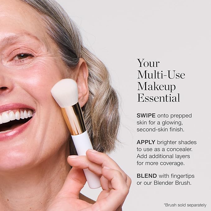Ogee Sculpted Complexion Foundation Stick (Aspen 1.0W - Fair, Warm Undertones) Full Coverage Foundation Makeup - Instantly Balance & Even Complexion - 70% Organic Ingredients