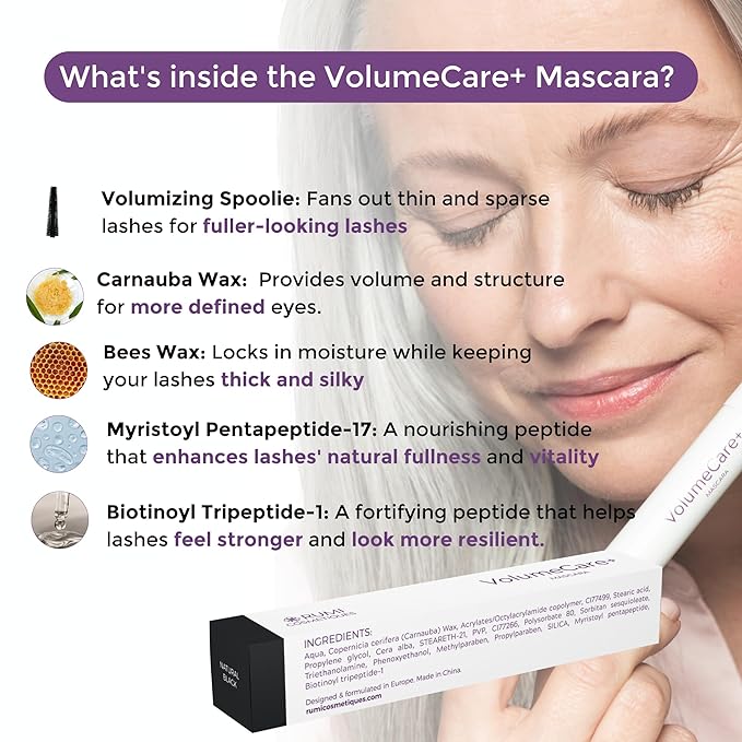 VolumeCare Plus Mascara + Eyebrow Gel (Natural Black and Latte)