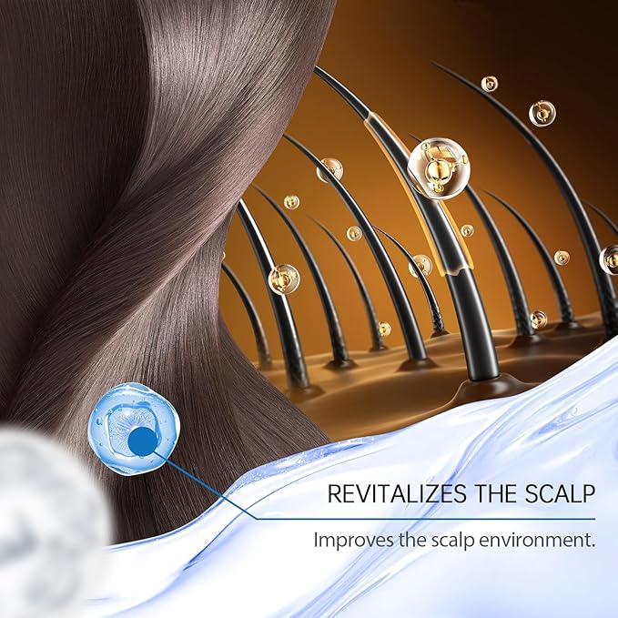 Rosemary Hair Growth Serum - Roll-On Hair Growth Serum with Redensyl & Anagain, Suitable for All Women's Hair Types(30ml)