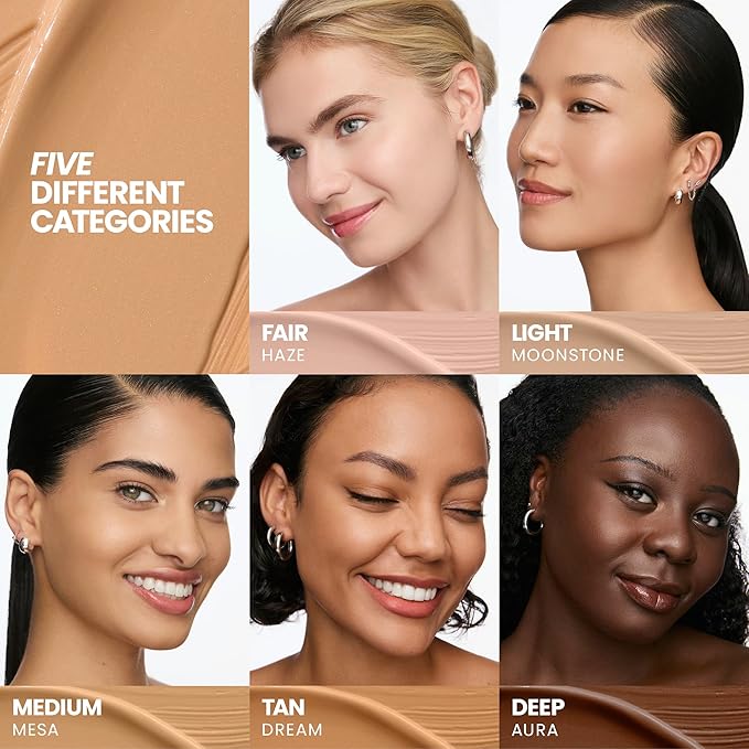 Wonderskin Hyper-Bond Serum Foundation – Waterproof, Transfer-Proof, 24HR Longwear Face Makeup with Niacinamide & Hyaluronic Acid – Lightweight, Natural Finish, Vegan & Cruelty-Free (Lunar)