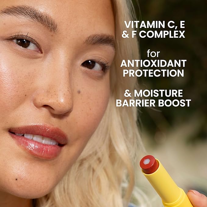 Burt’s Bees Stocking Stuffers, Tinted Boosted Balm, Rose Knows, Hydrating Tinted Lip Balm, 24 Hour Lip Moisturizer with Responsibly Sourced Beeswax, 100% Natural Origin, 1 Count, 0.16oz