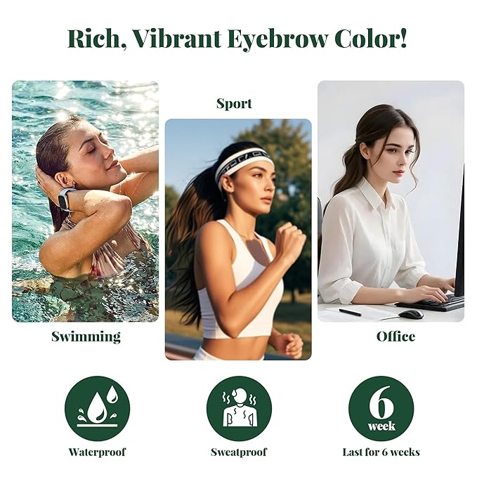 Eyebrow & Eyelash Color Kit with Olive Oil – Gentle, Safe & Long-lasting Lash & Brow Coloring for Natural, Bushy Effects, Easy DIY at Home(Black, 1 Count (Pack of 1))