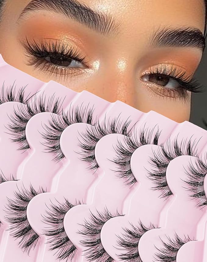 Fake Lashes Natural False Eyelashes Wispy Anime Lashes UT3
