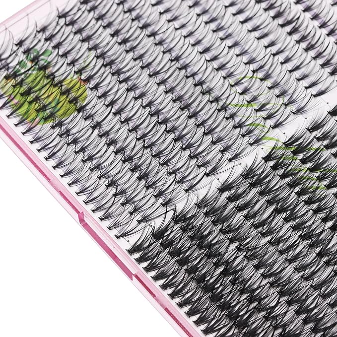 8-22mm to Choose 20D/40D/60D/80D/100D Individual False Eyelashes Makeup Cluster Eyelashes Thickness 0.07mm D Curl Natural long Black Soft 3D Eye Lashes Extensions (Kit-20D-40D lashes)