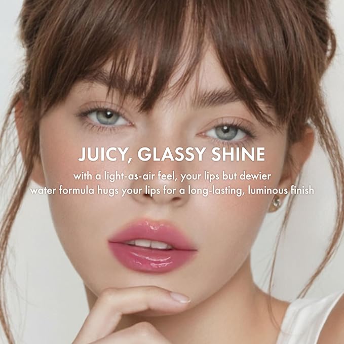 Amuse SEOUL Daisy Flower Dew Tint 10 PEACH BUNNY | 35% High-moisture Water Tint, Long-lasting, Vitamin E, Moisturizing, No Peel Off, Lip Treatment, Non Sticky, Korean Lip Tint for Dry Lips