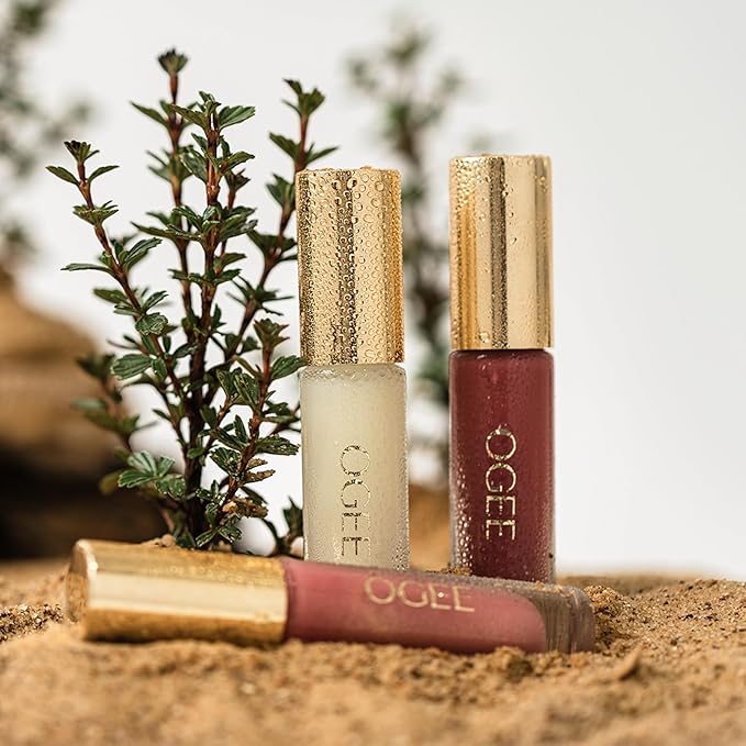 Ogee Beyond Clean Lip Gloss - Certified Organic Lip Gloss for Women - Effortlessly Plump, Hydrate & Add High-Shine Color, Cosmo - Sheer Delicate Pink