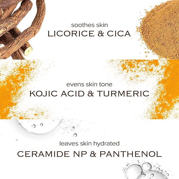 KOJIC ACID TURMERIC CLEANSING CREME| Balm to Oil Cleanser | Makeup Remover Cleansing Cream | No Eye Stinging | Helps Even Tone & Fade Hyperpigmentation w/Consistent Use 100ml / 3.38 Fl Oz