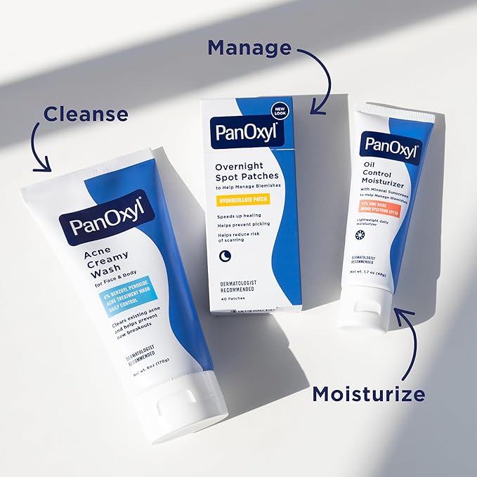 PanOxyl AM Oil Control Moisturizer, NEW Sheer Formula, Absorbs Excess Oil and Reduces Shine, with Mineral Sunscreen for Acne Prone and Oily And All Skin Tones - 1.7 oz (Pack of 2)