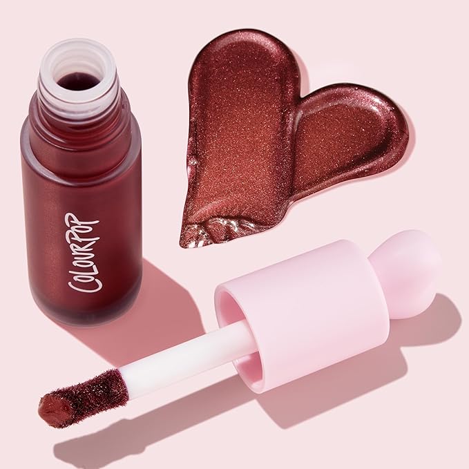 ColourPop Weightless Liquid Blush - Hydrating, Liquid Blush for Cheeks - Glowy, Pearl Finish with Hyaluronic Acid for a Healthy Glow - Designed with a Doe Foot Applicator - Wine N Dine (0.3 Fl Oz)