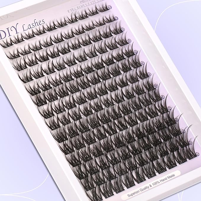 Lash Clusters Manga Eyelash Clusters Anime Cluster Eyelash Extensions Clusters Lashes Natural Look Eyelashes Fairy Lash Clusters Manga Individual Lashes for Self Application (8-16MM)