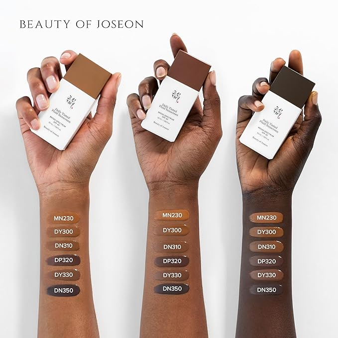 Beauty of Joseon Daily Tinted Fluid Sunscreen 12 Shades for Face Moisturizing Broad Spectrum SPF 40 Korean Skincare 50ml, 1.69 fl.oz #MN230